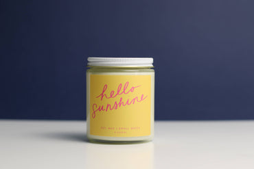 Hello Sunshine: 8 oz Soy Wax - Small Batch Candle