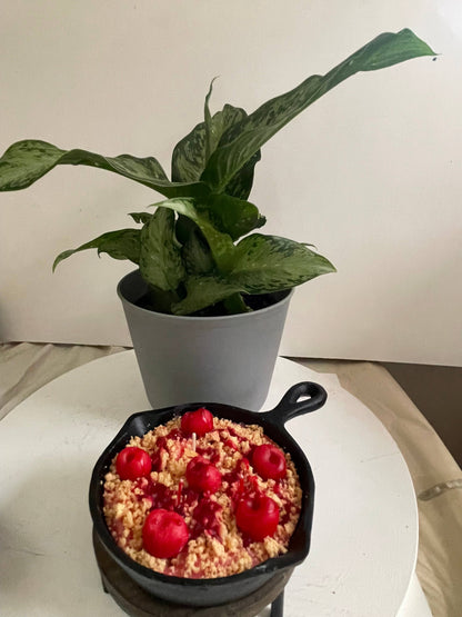 Cherry Cobbler Iron Skillet Candle 8 oz