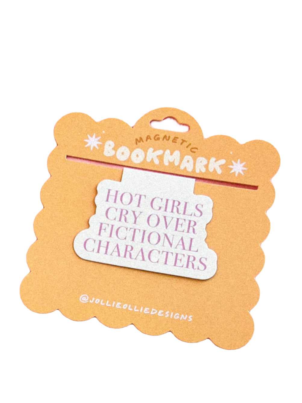 Hot girls cry over fictional characters bookmark 