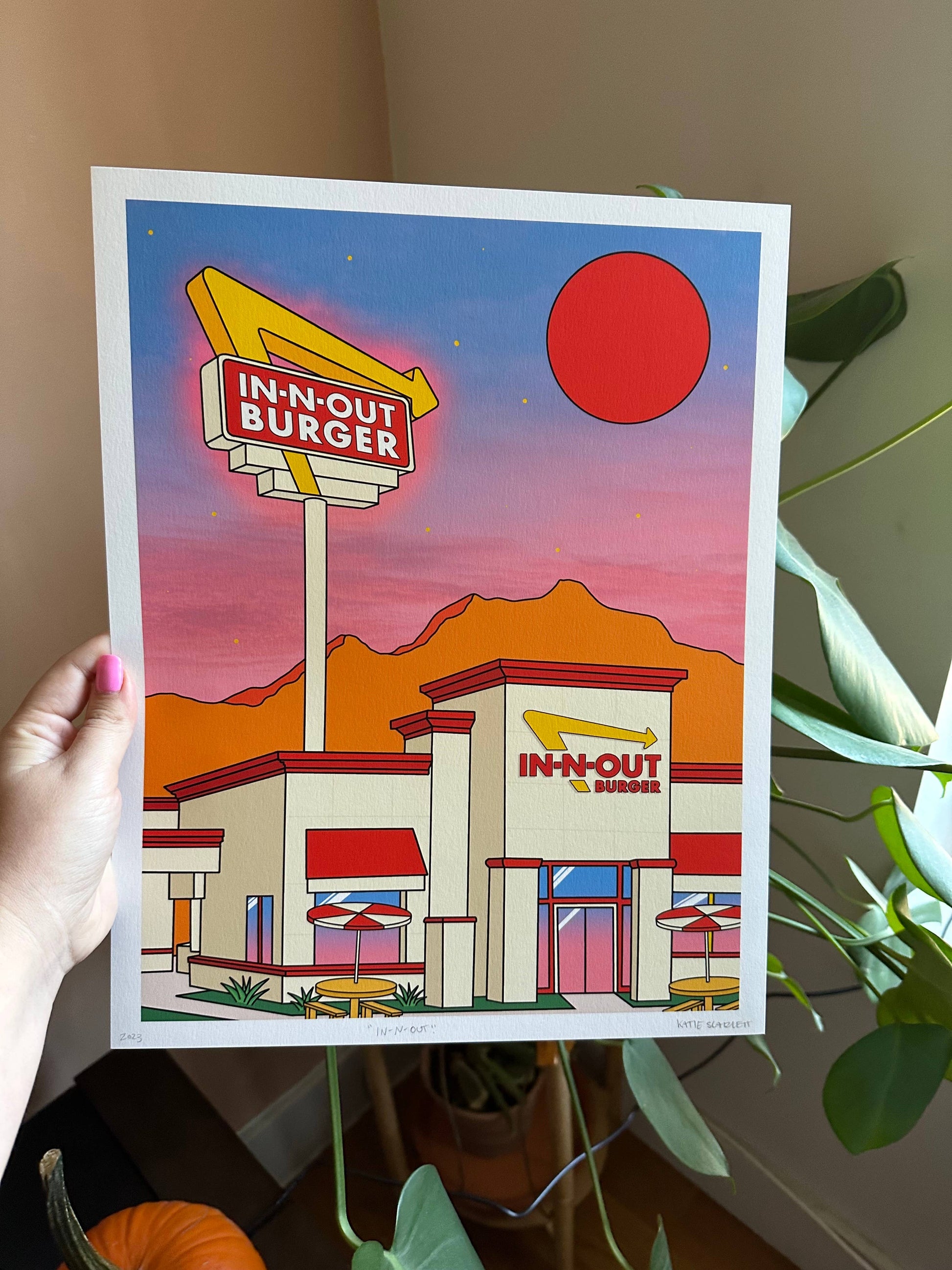 IN N OUT Print for gift