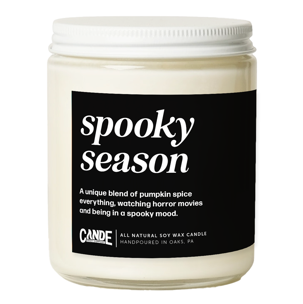 Spooky Season Halloween Candle