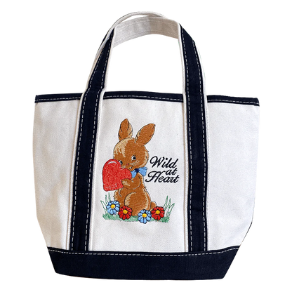 Wild At Heart Mini Canvas Tote Bag