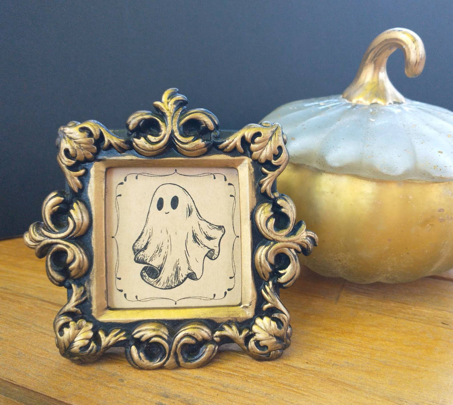 Mini Vintage Framed Ghost Print