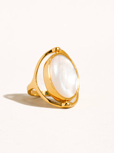 18k Gold adjustable ring 