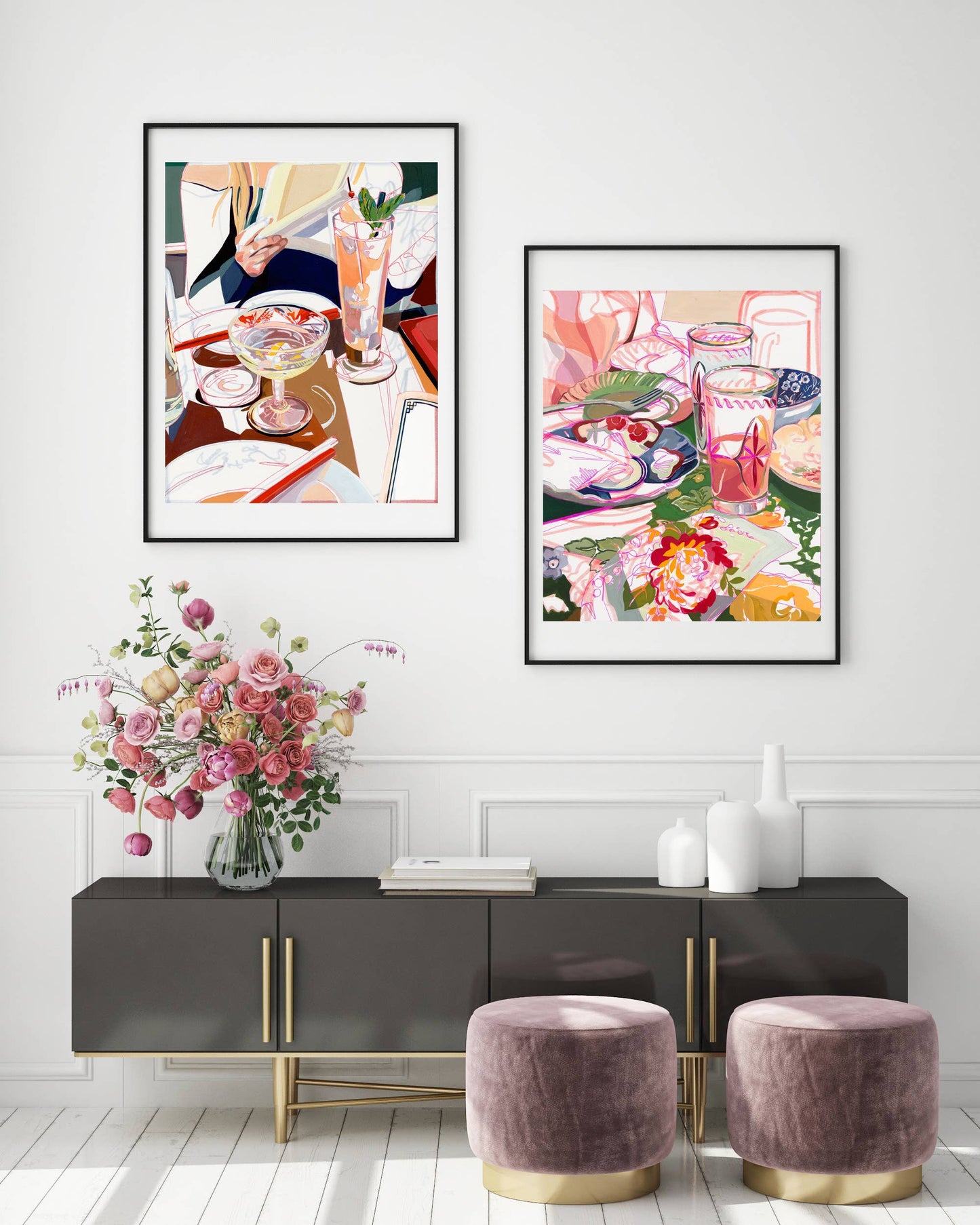 Brunch Party Art Print