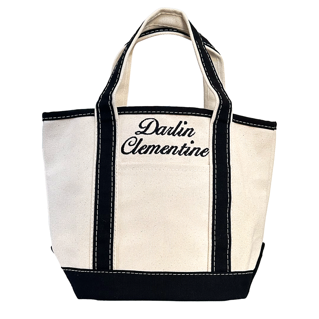 Darlin Clementine Mini Canvas Tote Bag