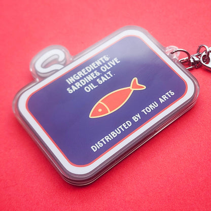 Sardines Shaker Keychain