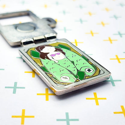 Tinned Mermaid Enamel Pin