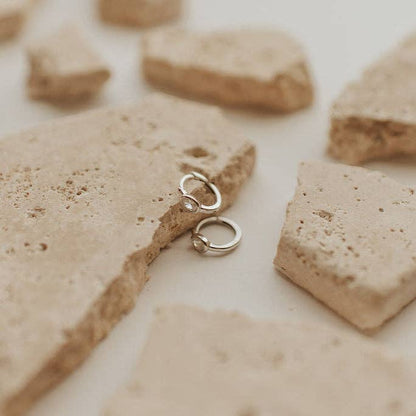 Aspen Diamond Hoops Gold