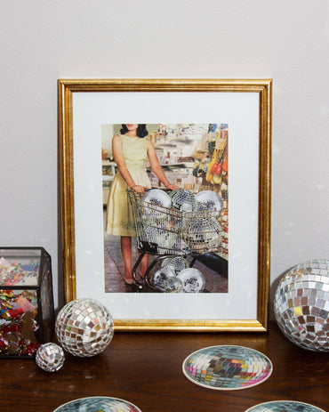 Disco-unt Supermarket Art Print
