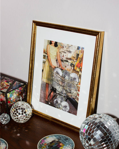 Disco-unt Supermarket Art Print