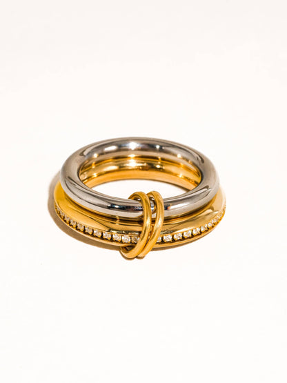Bayard 18K Gold Multi Stack Band Ring