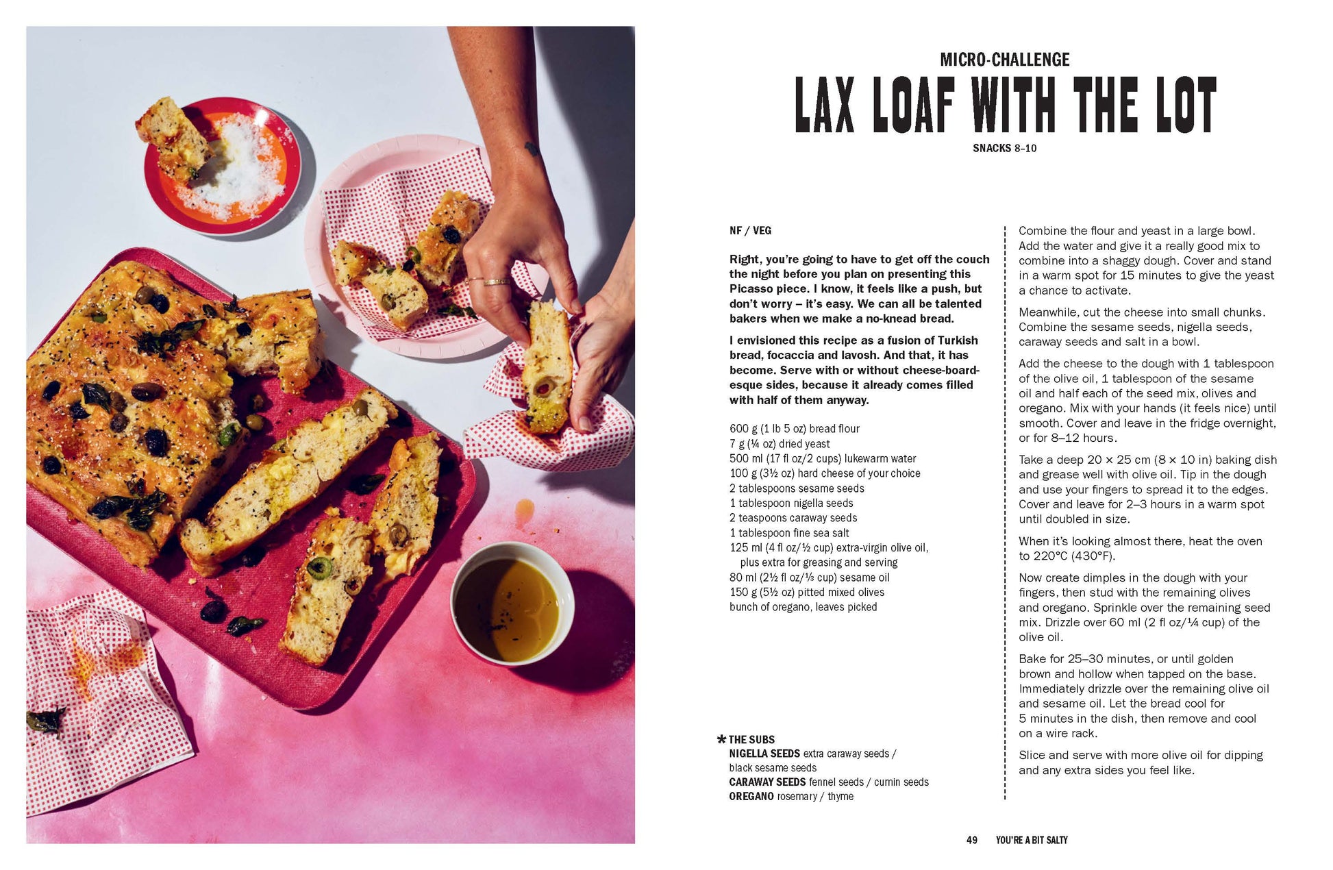 Entertaining cookbook with salty, spicy, and tangy snack recipes
