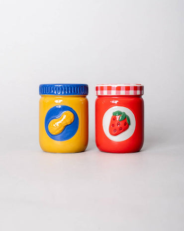 PB&J Taper Candle Holder Set