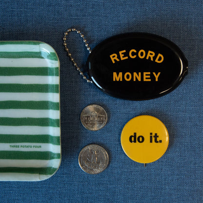 Rubber coin purse for music lovers and collectors