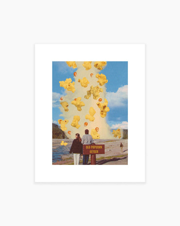 Old Popcorn Geyser Art Print