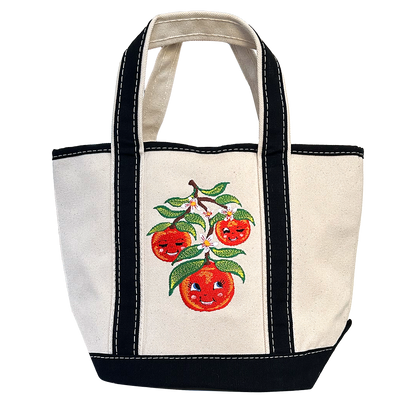 Darlin Clementine Mini Canvas Tote Bag