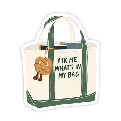Funny Sticker great for a gift to go along with a bag 