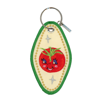 Hello Darlin Embroidered Keychain