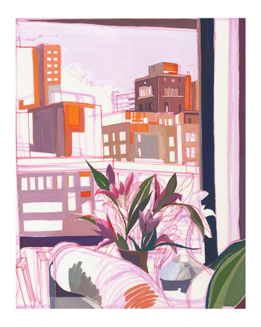 Manhattan Sunset Art Print