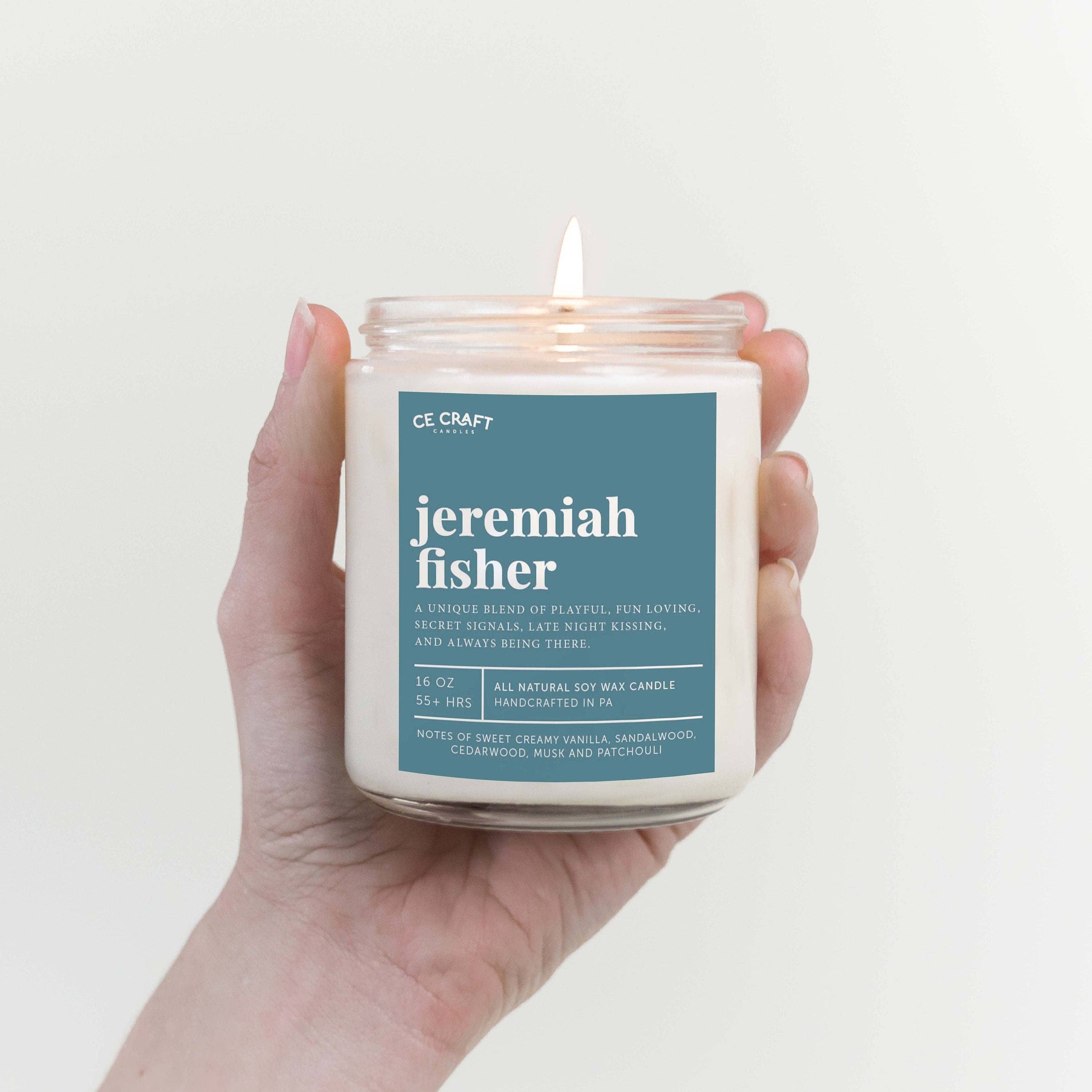 8 oz Jeremiah-inspired candle for Summer I Turned Pretty fans

