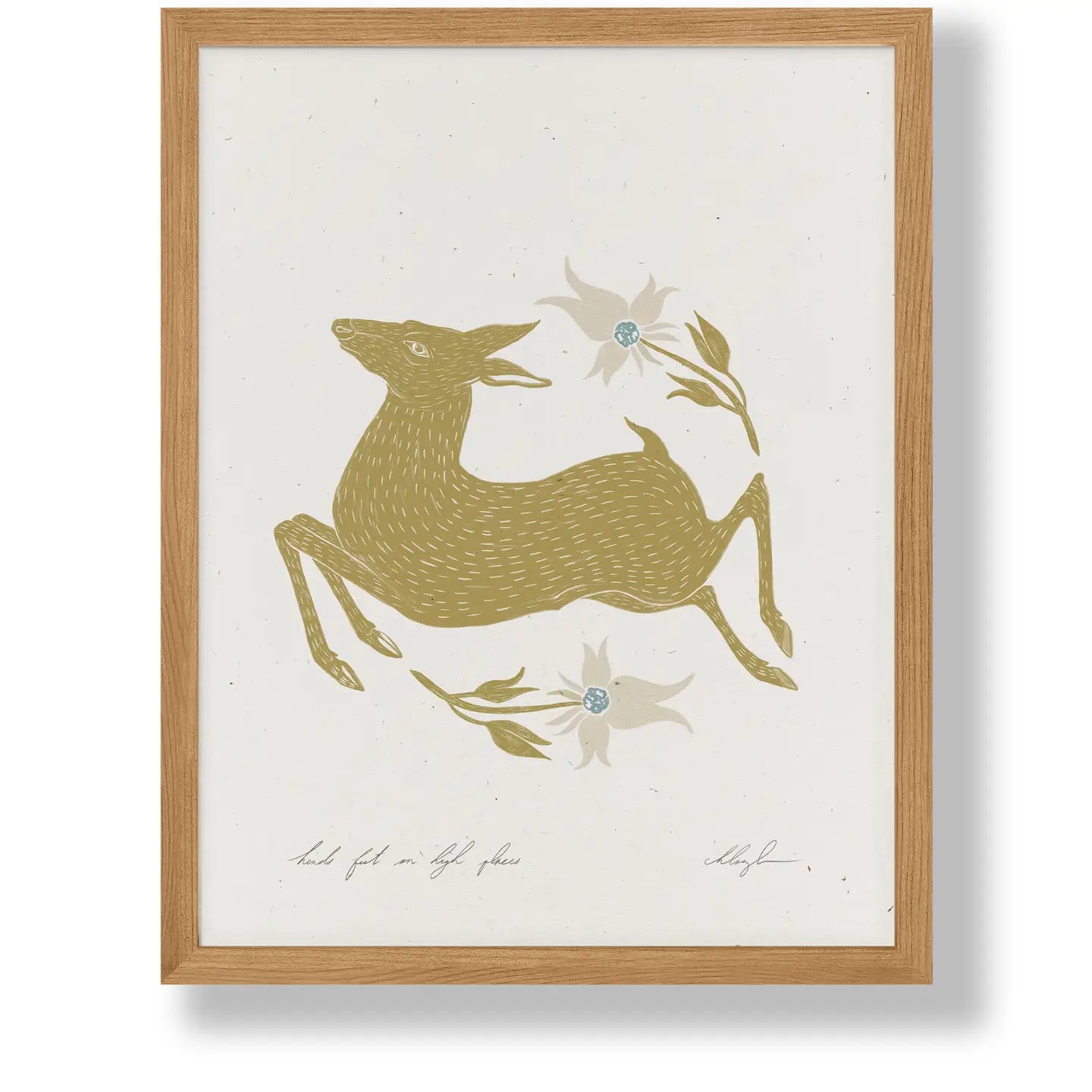 Hinds Feet On High Places Art Print