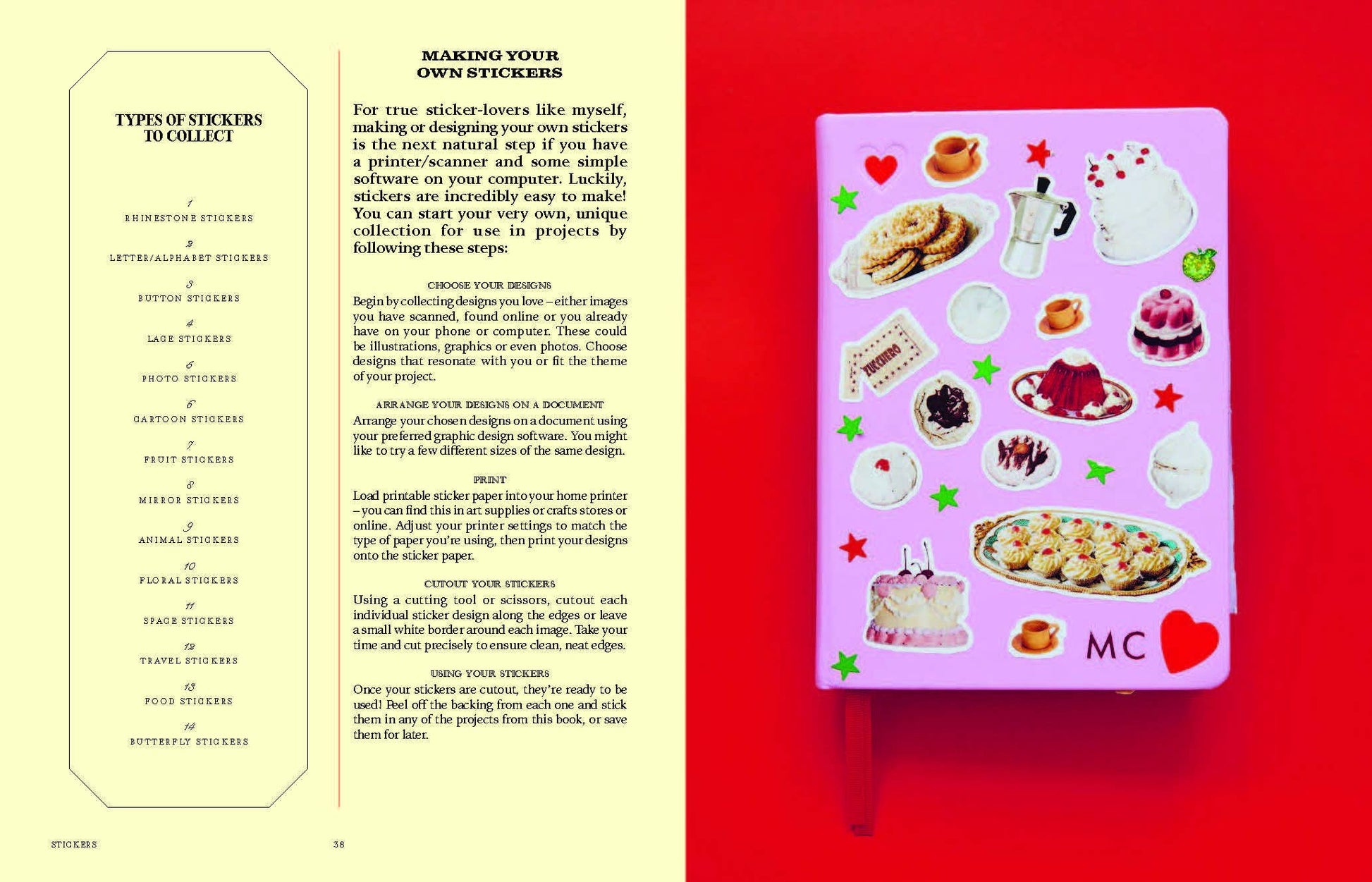 DIY scrapbook and collage guidebook featuring 15 inspiring memory crafts