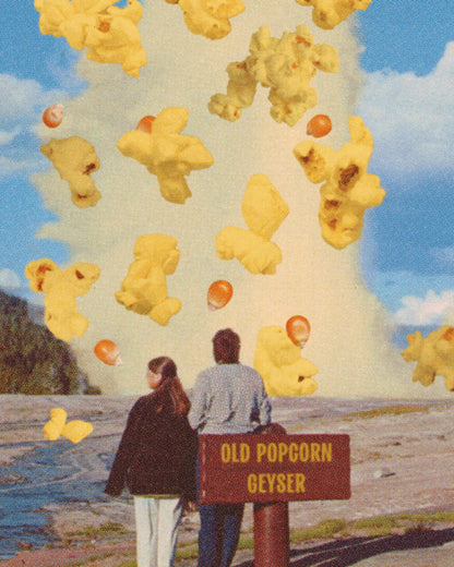 Old Popcorn Geyser Art Print