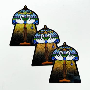 SWAN LAMP STICKER