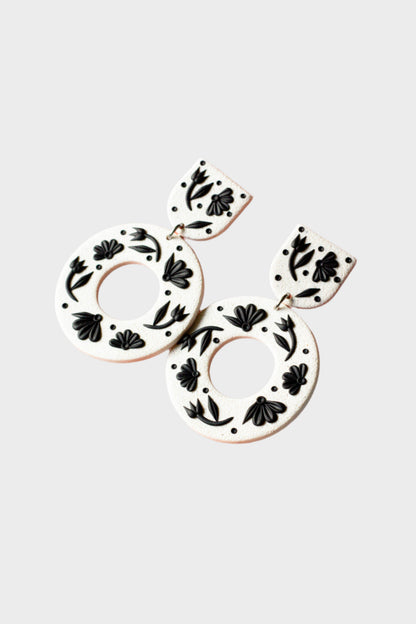 Clay Floral Earrings