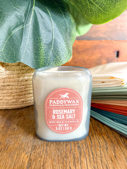 Luxury home decor candle with jasmine, rosemary, and thyme notes, great for housewarming or birthday gifts