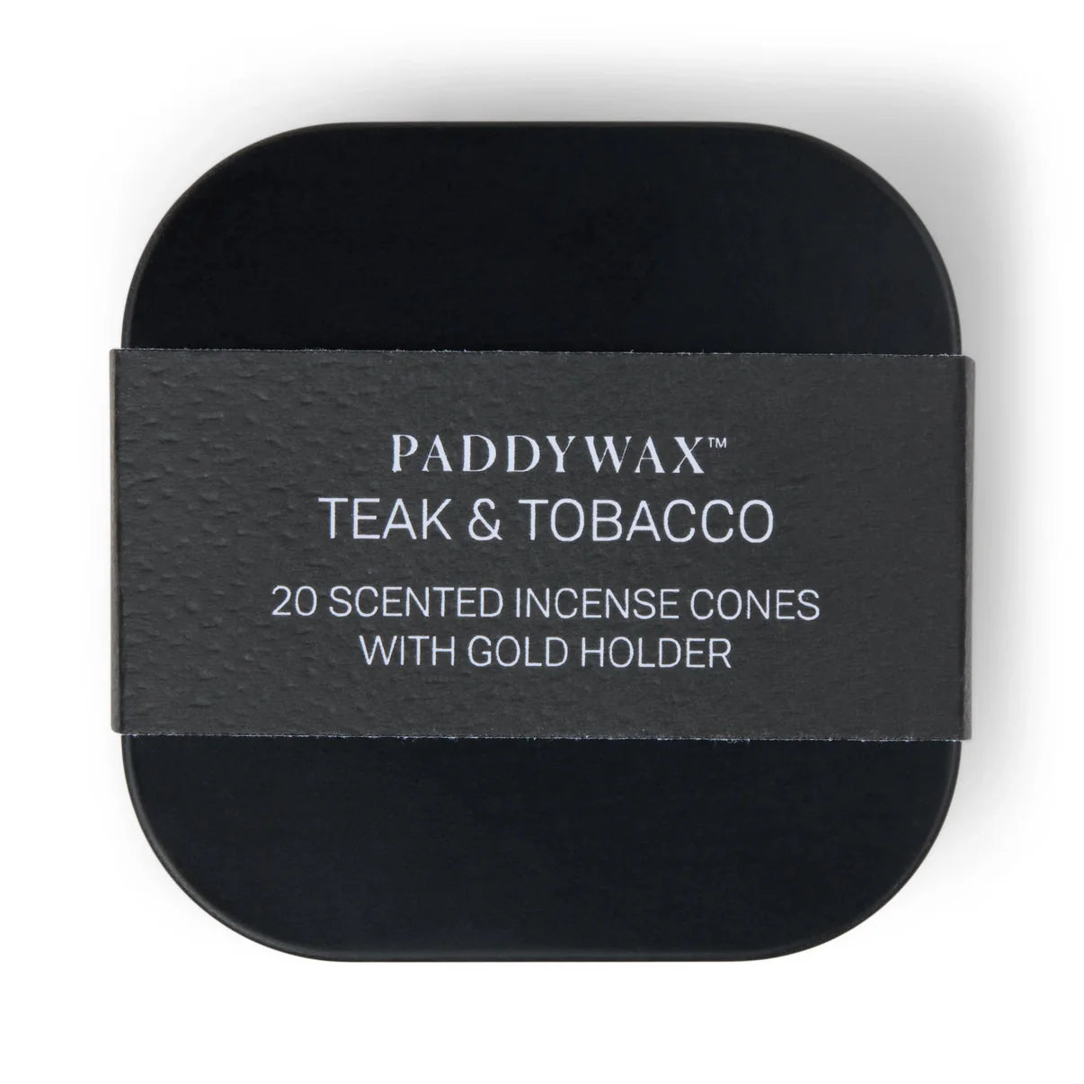 Teak & Tobacco Metal Incense Tin