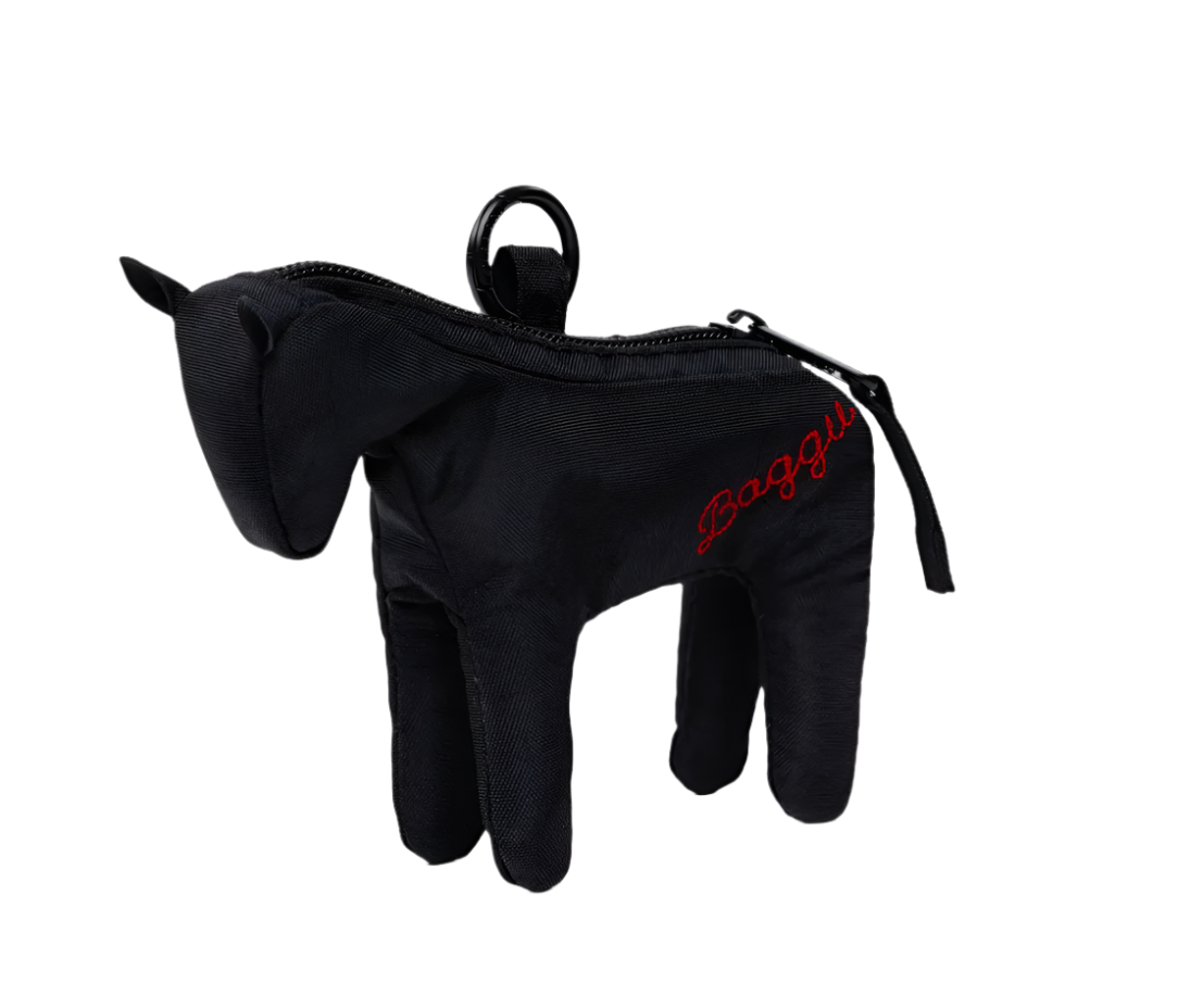 Baggu Black Horse Charm