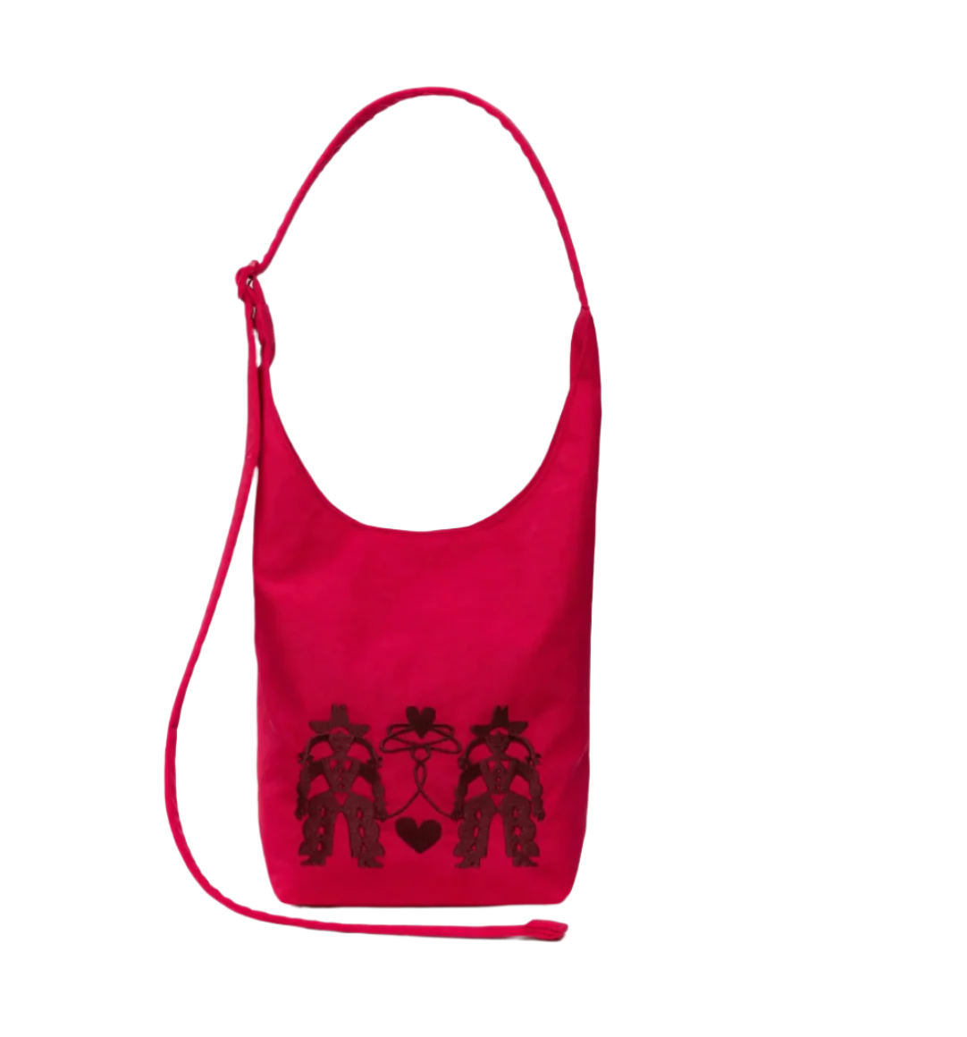 Small Baggu Sling Embroidered Cowgirl