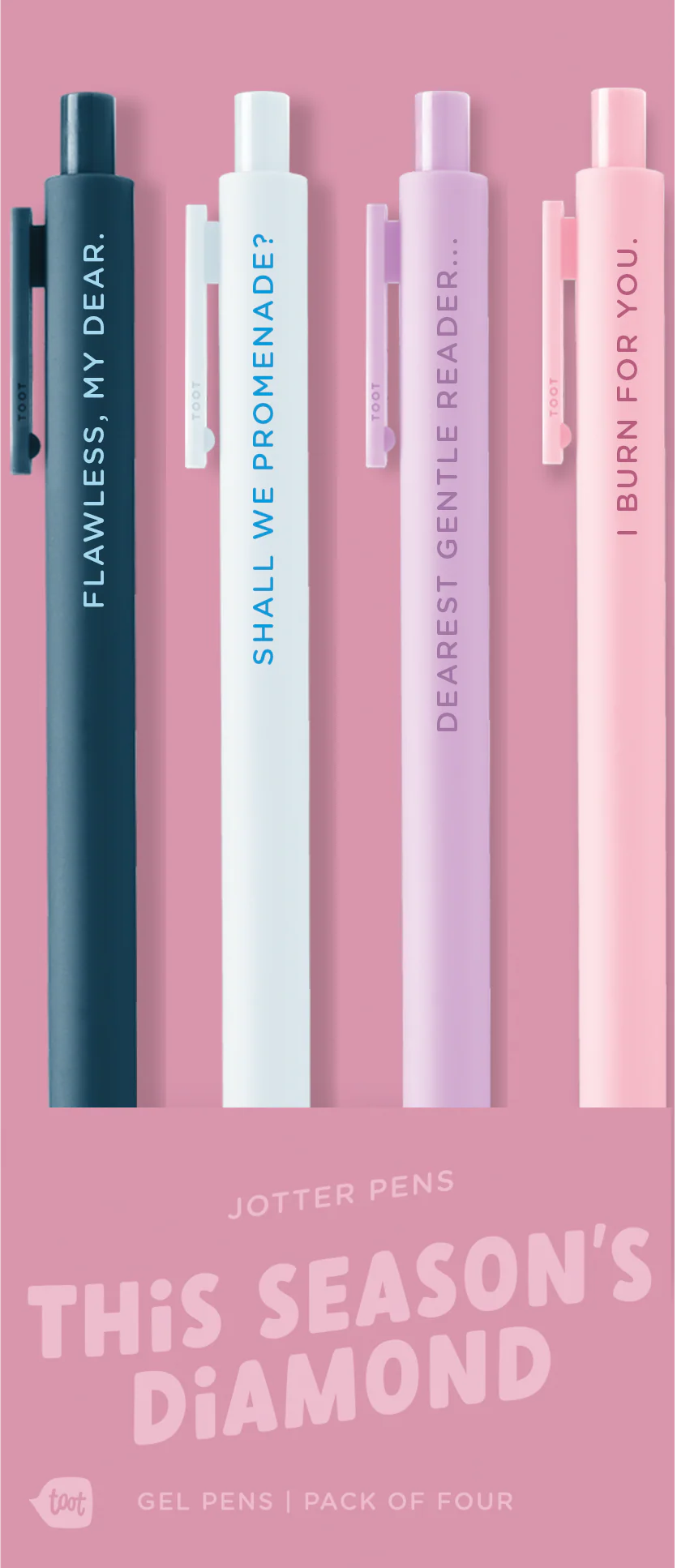 This Season's Diamond Jotter Pen Set 4 Pack