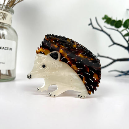 Spiky Hedgehog Acetate Hair Claw Clip