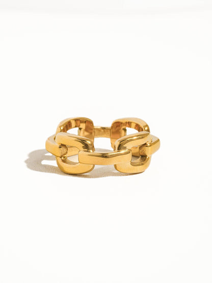 Brooklyn 18K Yellow Gold Stack Braided Ring