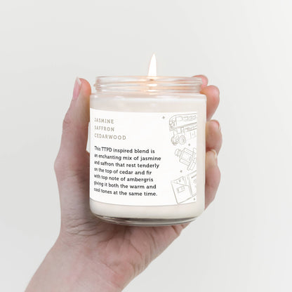 Moody TTPD candle with poetic fragrance blend Taylor Swift Candle 