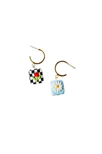 Clay Earrings for sensitive ears
