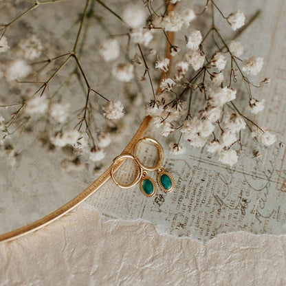 Dainty turquoise earrings perfect for gifting or stacking