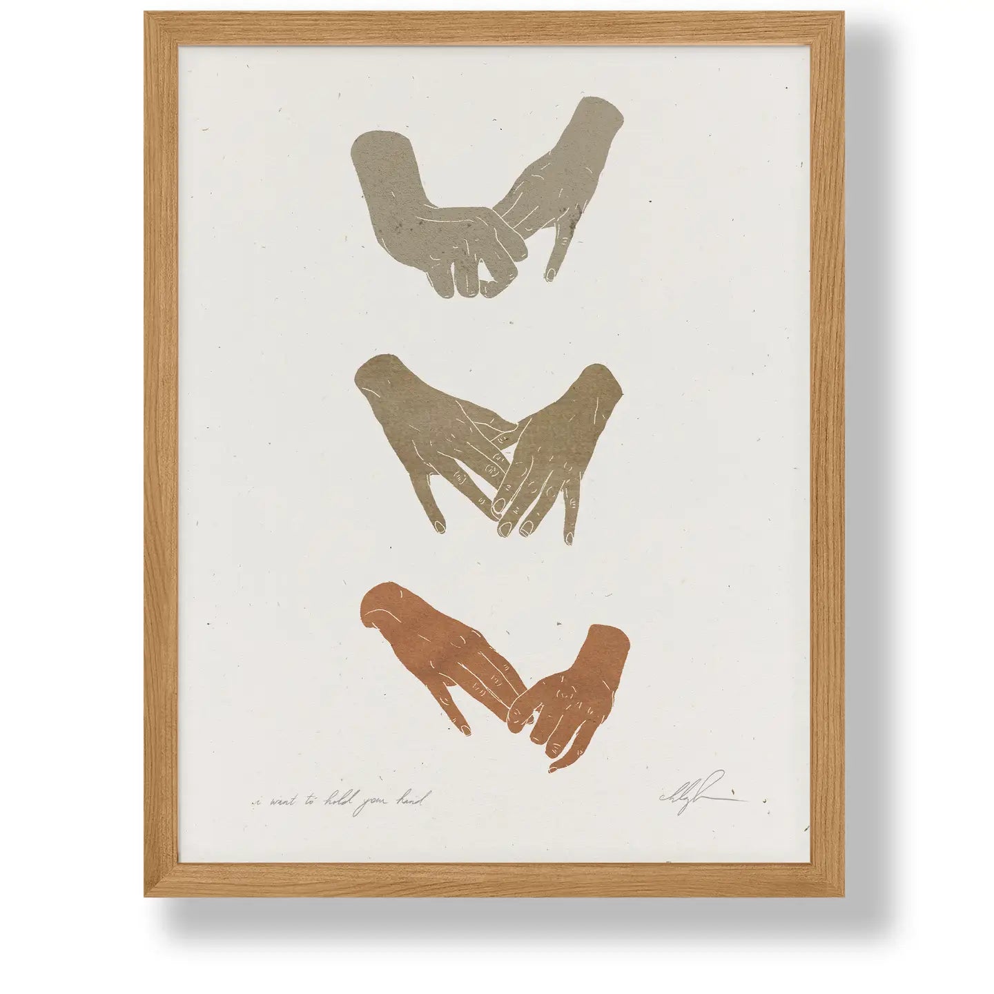 I Want To Hold Your Hand Art Print