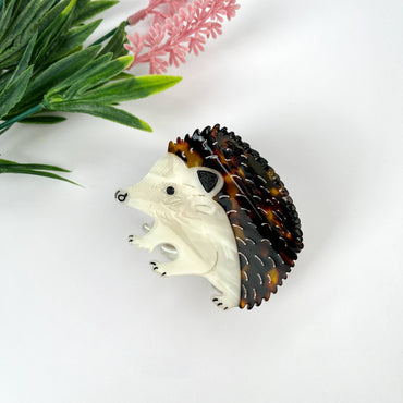 Spiky Hedgehog Acetate Hair Claw Clip