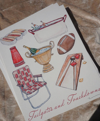 Tailgates and Touchdowns Football Tailgate Print