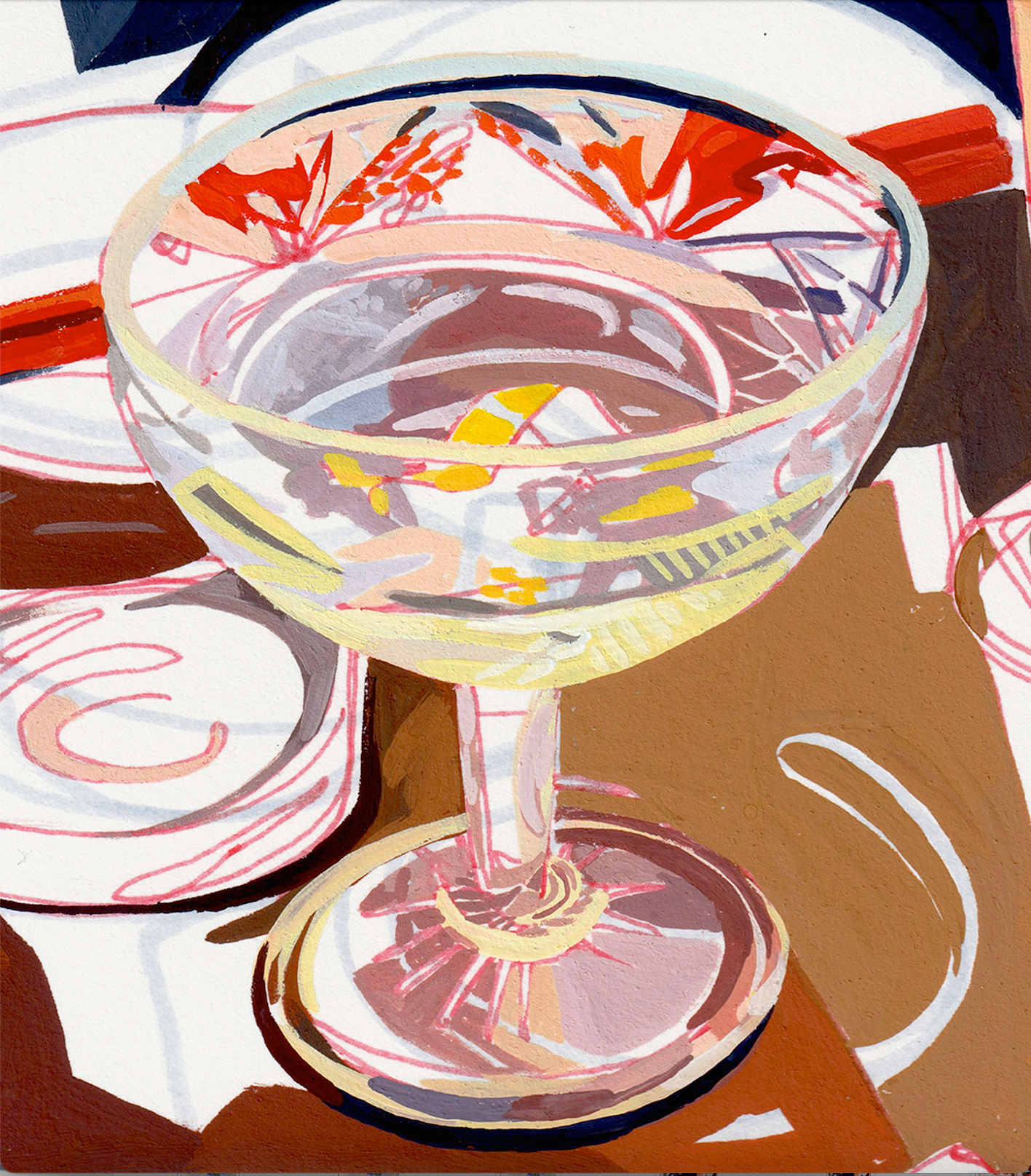 Martini with a Twist Cocktails Art Print