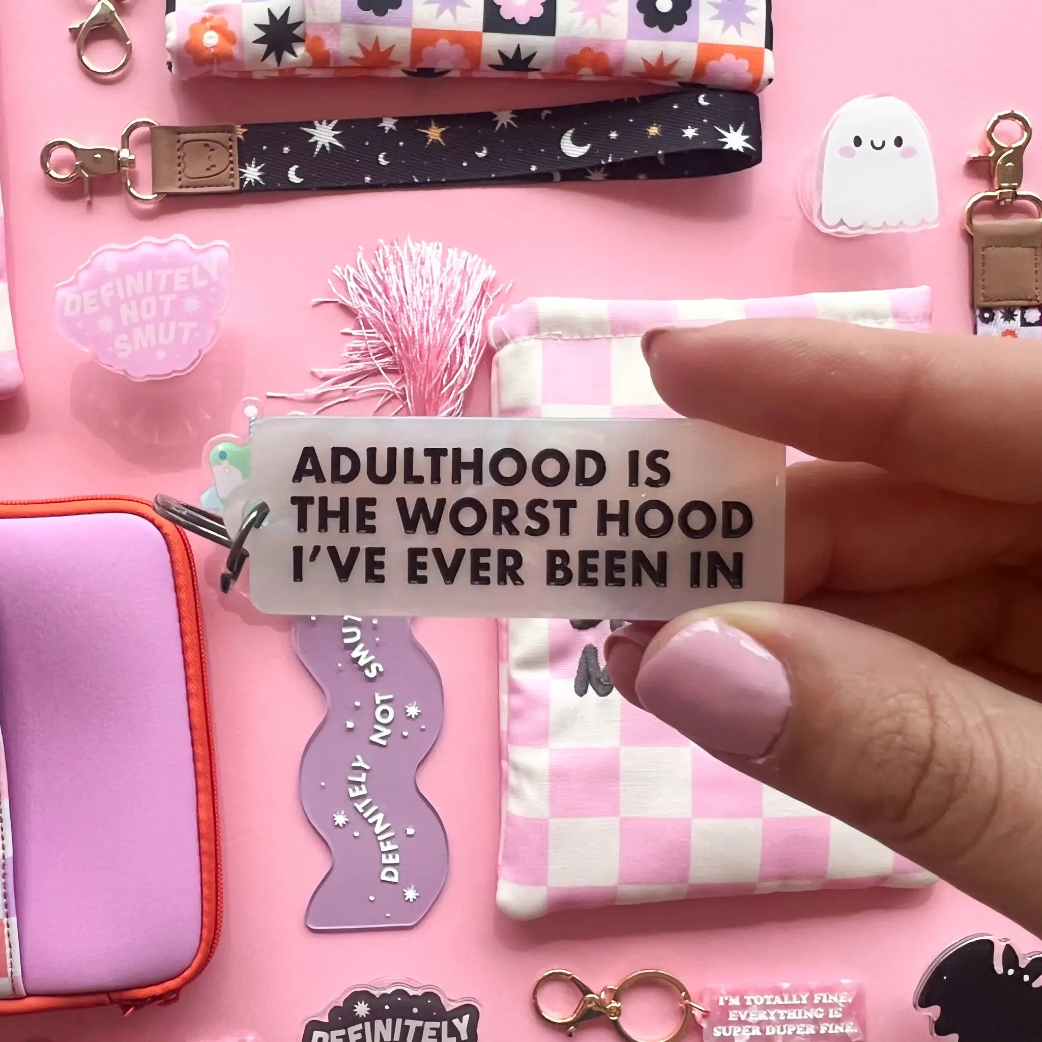 Funny keychain for gift shop