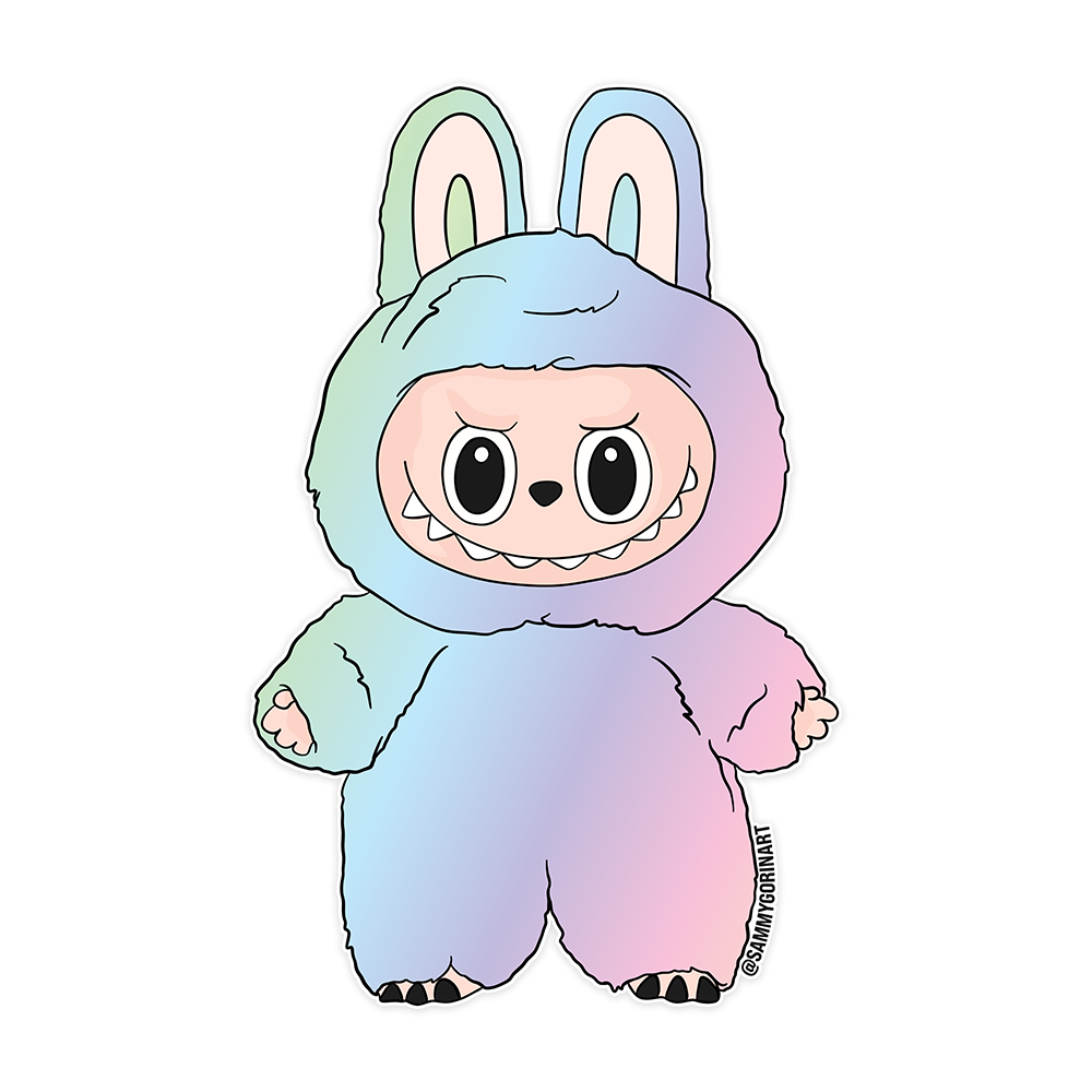 Labubu Monster Sticker