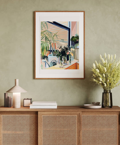 Brooklyn Plant Shop Art Print