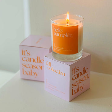 Fall Breeze & Autumn Leaves Scented Fall Candle