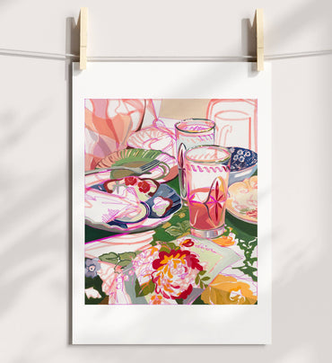 Brunch Party Art Print
