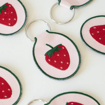 Cute Strawberry Key Chain 
